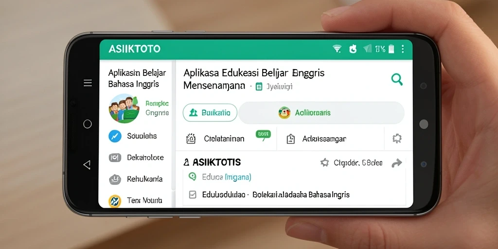 Tampilan antarmuka ASIKTOTO yang modern dan interaktif.