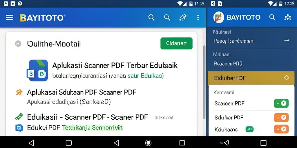 Antarmuka BAYITOTO yang intuitif untuk Scanner PDF.