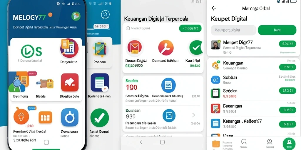 Tampilan antarmuka MELODY77 yang sederhana dan modern.