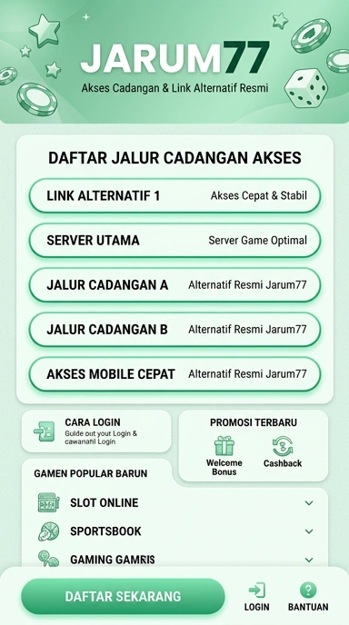 Tampilan link alternatif jarum77