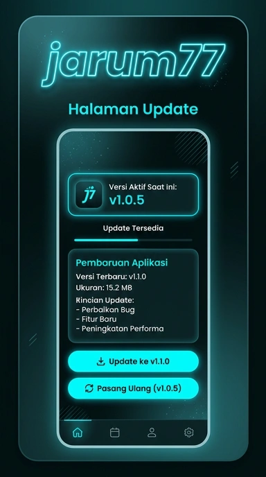 Tampilan riwayat versi jarum77